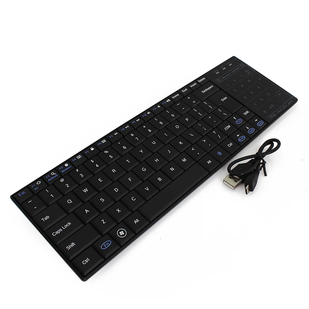 Innovative Universal Rechargeable Wireless Bluetooth Keyboard
