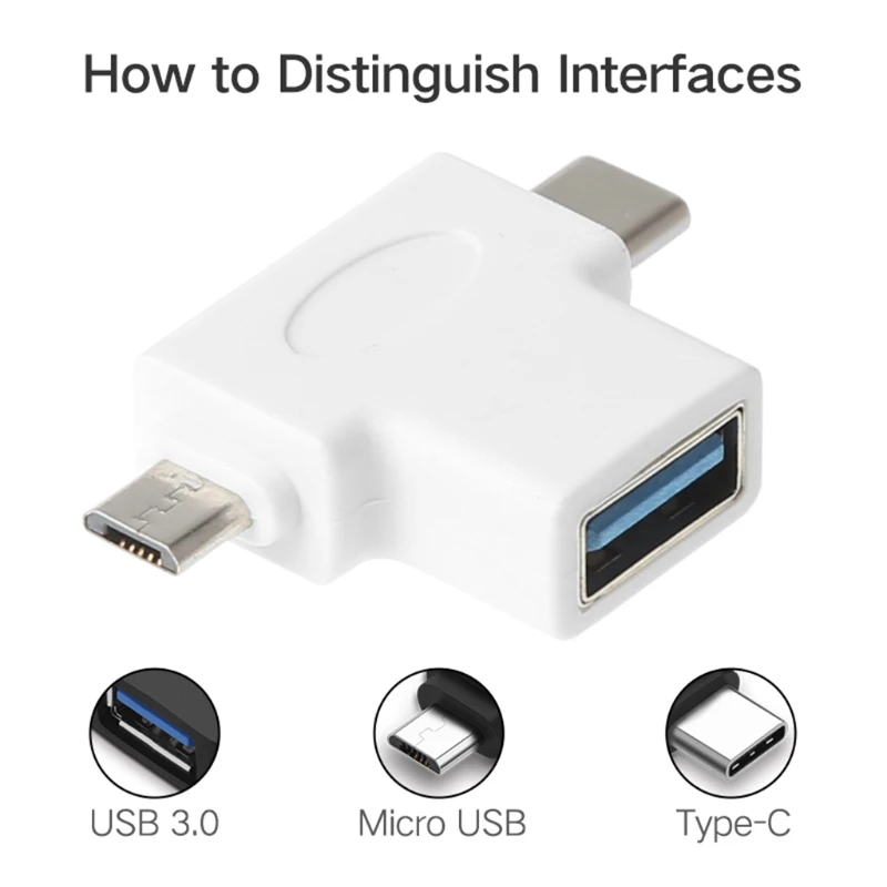 USB 3 0 OTG адаптер конвертер Micro Type C для Samsung Xiaomi Huawei Android X6HA|Переходники и адаптеры| |