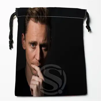 

a&ic49 New Tom Hiddleston Custom Logo Printed receive bag Bag Compression Type drawstring bags size 18X22cm 712q#c49
