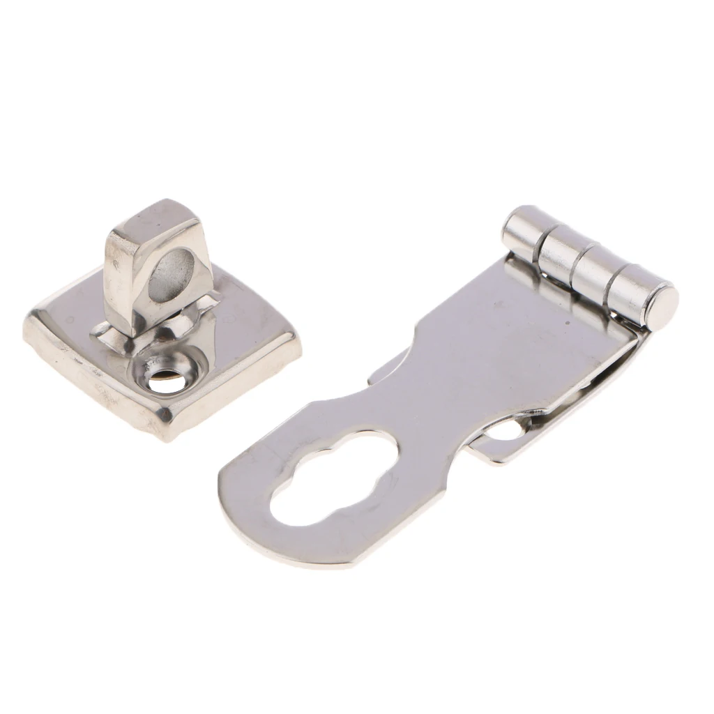 Marine 304 Stainless Steel Cabinet Door Swivel Safety Clasp Latch Hasp Durable Boat Parts Accessories