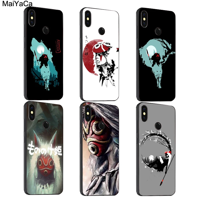

MaiYaCa Princess Mononoke Mask Case For Xiaomi Redmi Note 7 5 Pro 5A 5Plus 6Pro 6A S2 Mi 8 9 SE 6 6X Mix2s Max 2 3 Capa