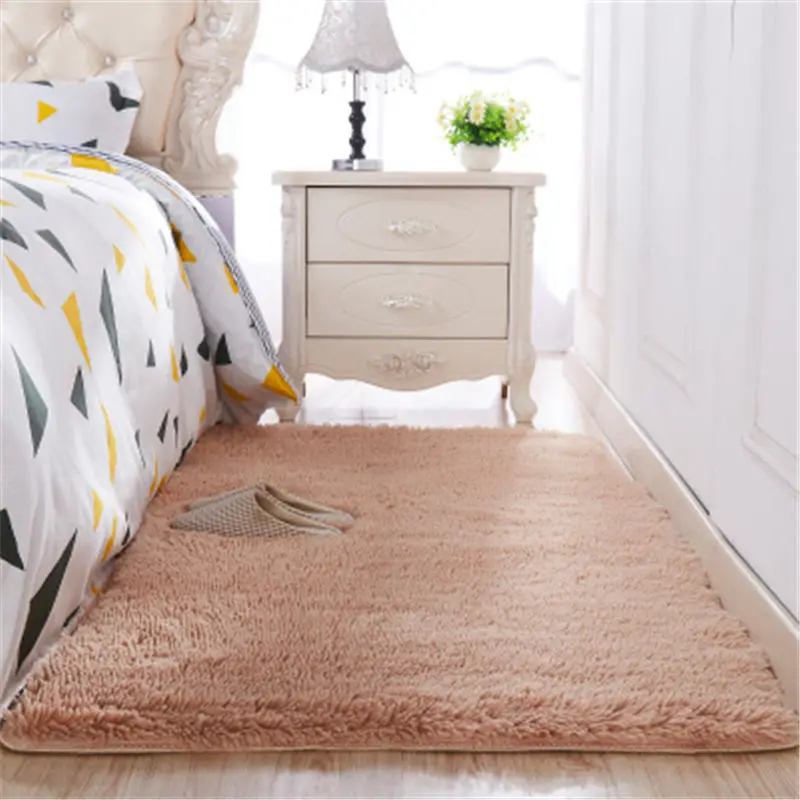 11 Colors Soft Non-Slip Carpets Modern Indoor Bedroom Bedside Mat Living Room Big Rug New Kids Floor Children Carpet Home Decor - Цвет: qiantuose