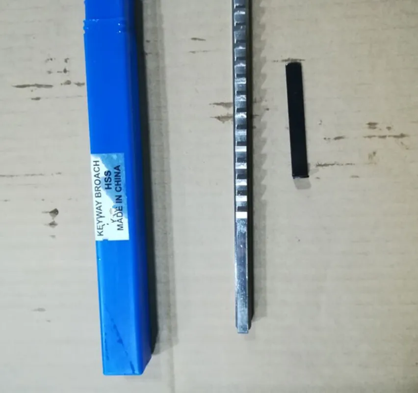 3/16 Keyway Broach C Push-type Broach режущий инструмент дюймов Размер с Shim Broach инструмент для нарезки металлообрабатывающий центр