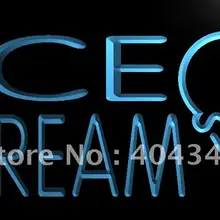 LK653-подставка для мороженого кафе бар светодиодный неоновый свет знак