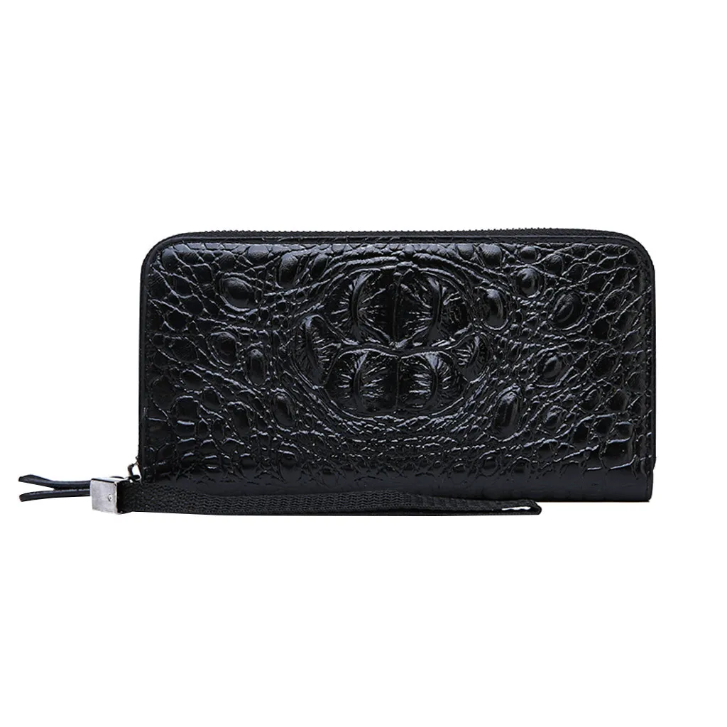 womens wallet card holder wallet male Women's Bag Unisex Business Wallets Card Bag Purse Clutch Bags Crocodile Print G0626#10