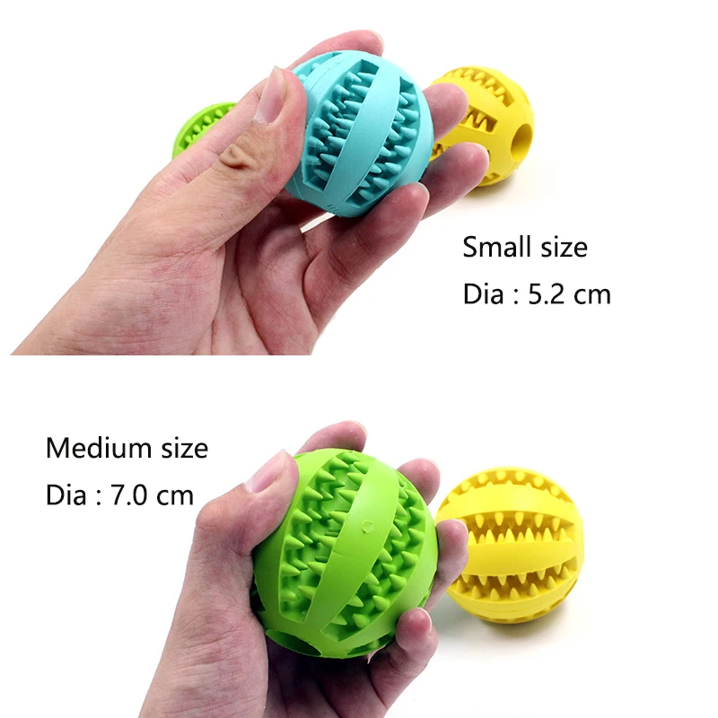 Игрушки для домашних собак Экстра-жесткий резиновый мяч игрушка забавный интерактивный эластичный шарик собака жевательные игрушки для чистки зубов собаки мяч еды