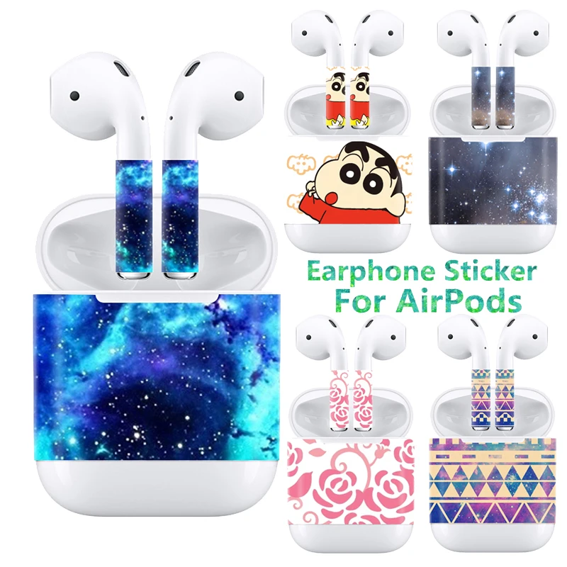 

New 2019 fashion sticker for AirPods skin decal AirPods skin scratch-resistant waterproof color sticker protective film