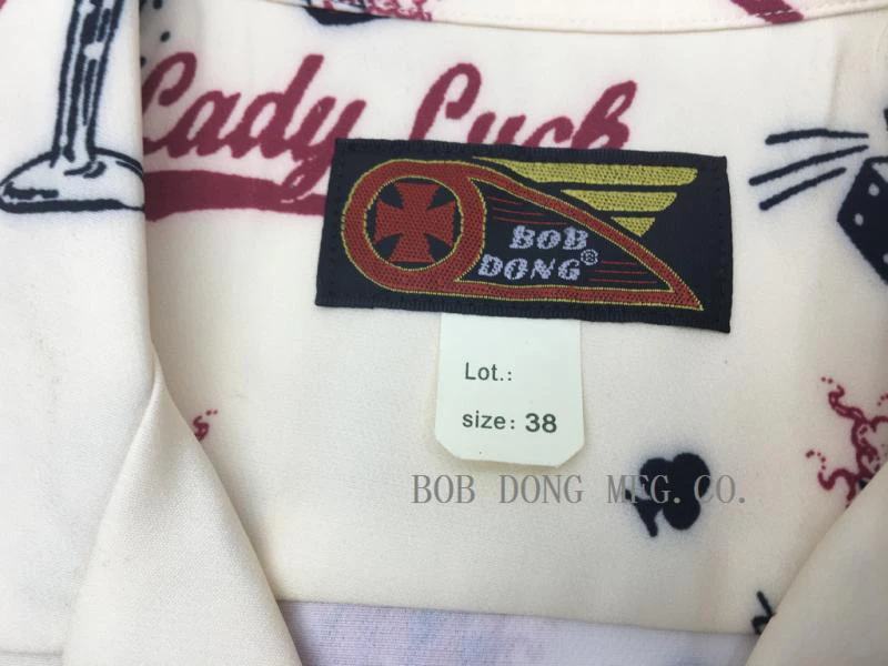 BOB DONG летняя гавайская рубашка Aloha мужские рубашки в стиле кэжуал Las Vegas Lucky Girl мужские с коротким рукавом пляжный Гавайский вечерние топы