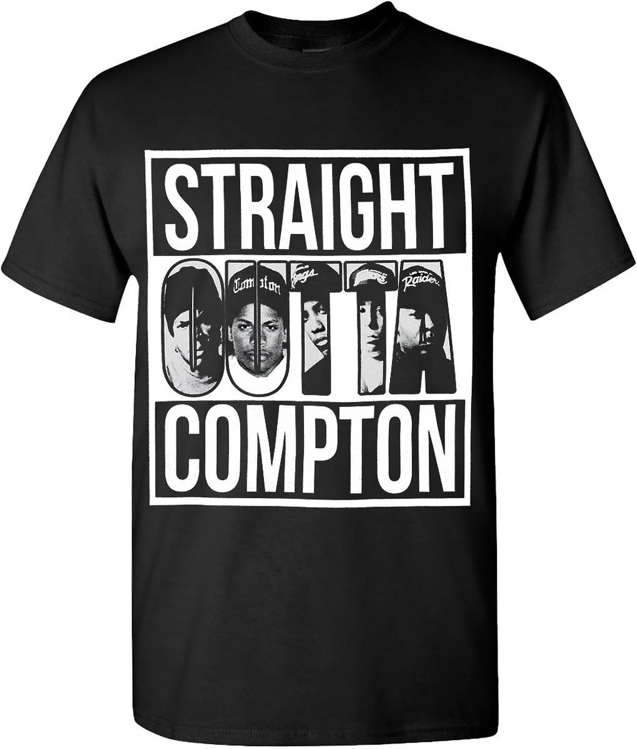 Новая мужская модная футболка в стиле хип-хоп Legend Straight Outta Compton Graphic футболки