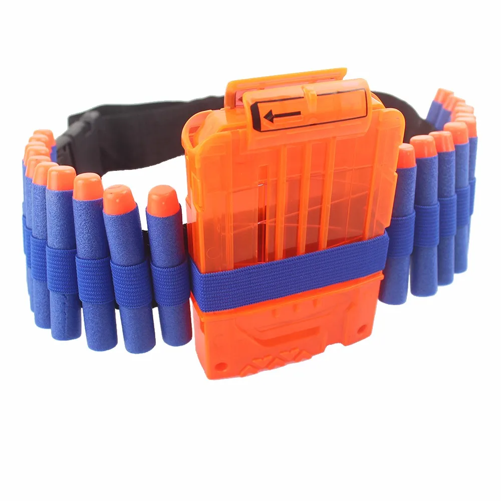 

Soft Bullets Belt Shoulder Strap Clip Charger Ammo Storage Bullets For Nerf Elite Series Gun Accessories bullet belt