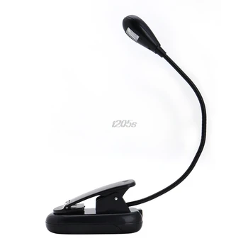 

1PC USB Charging One Arm Reading Torch With Clip-On Bookmark Lamp Portable LED Flexible Book Night Light Book Lights T14