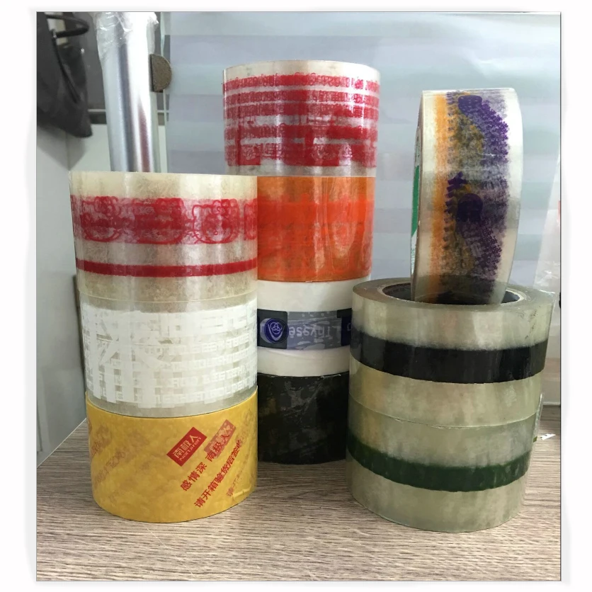 

Useful 45mm Width 150m long Clear Transparent express company Packaging Adhesive Tape custom imprinted with your logo text free