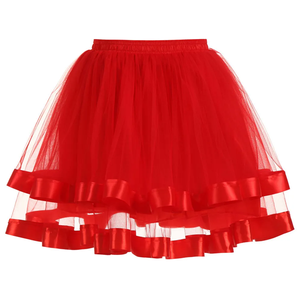 Однотонная юбка для женщин, высокое качество, плиссированная газовая Короткая юбка для взрослых, юбка-пачка для танцев, jupe femme Saias faldas * 20