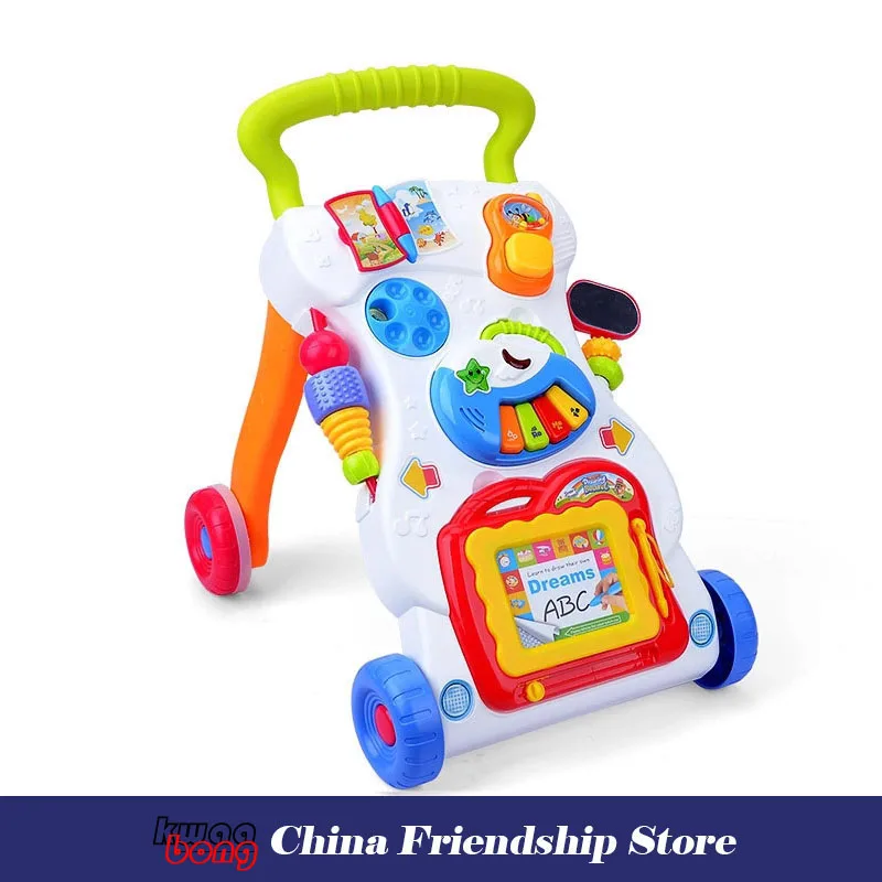 

Music Baby Walker Baby First Step Car Toddler Trolley Stroller Multi-function Baby Walker