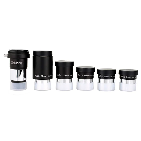 LAIDA 1.25 Plossl Eyepieces Kit 6.3mm 10mm 12.5mm 20mm 32mm (1)