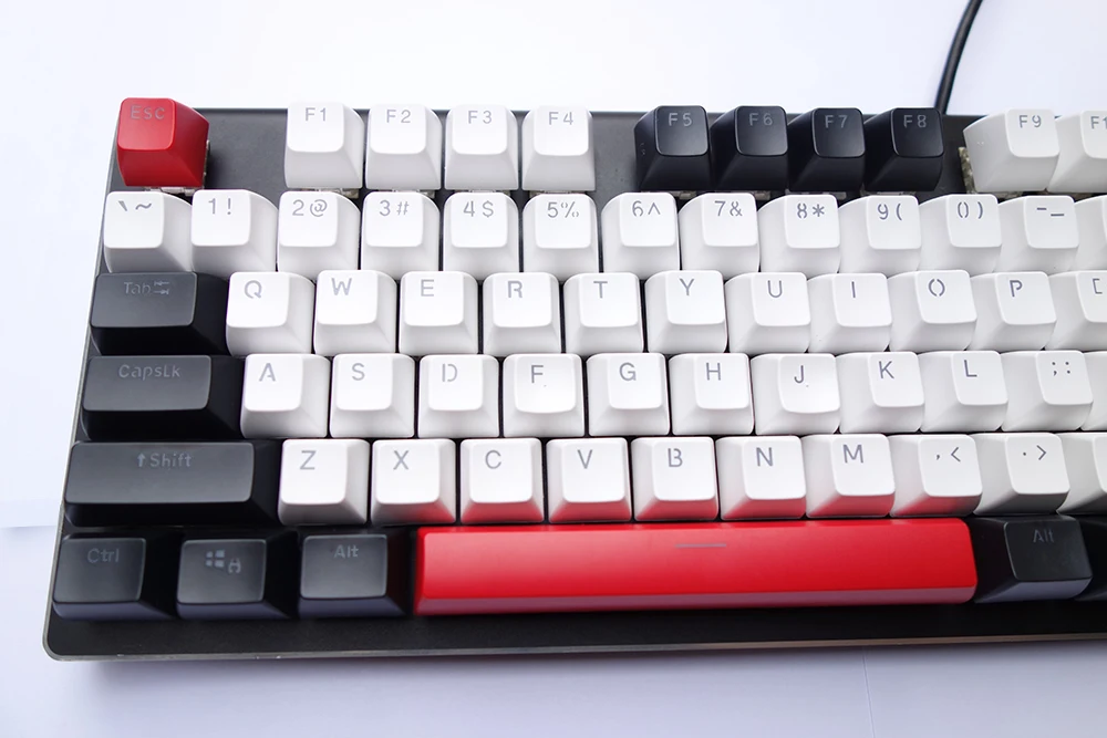 104-key SA профиль толстые PBT колпачки для ключей Double Shot Top Shine Thru ANSI для Cherry MX переключатели механическая клавиатура