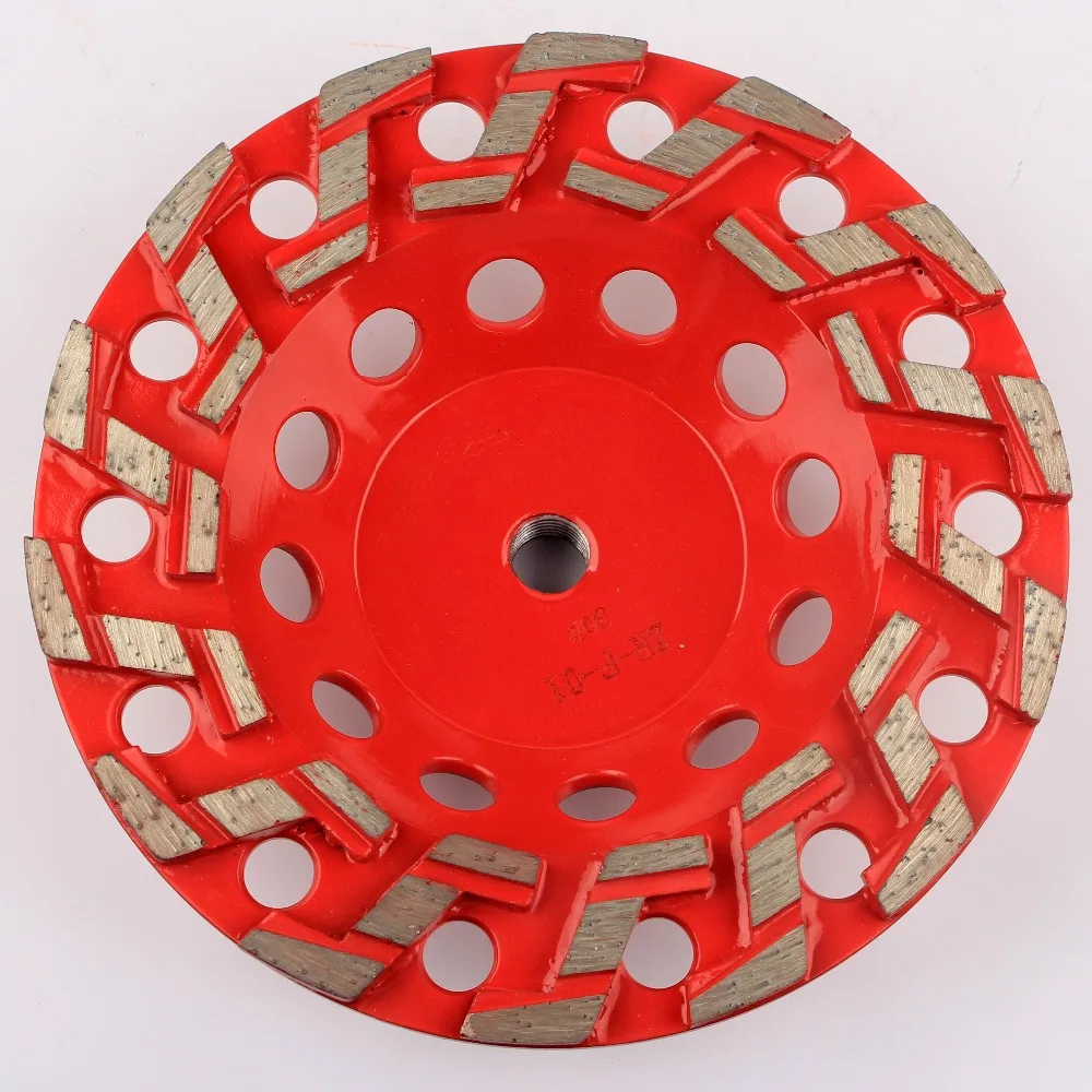Raizi 5,7 дюймов S сегмент бетона алмазный шлифовальный круг для углового шлифовального станка Midium Bond с 5/8-11 США Резьбовая зернистость 30