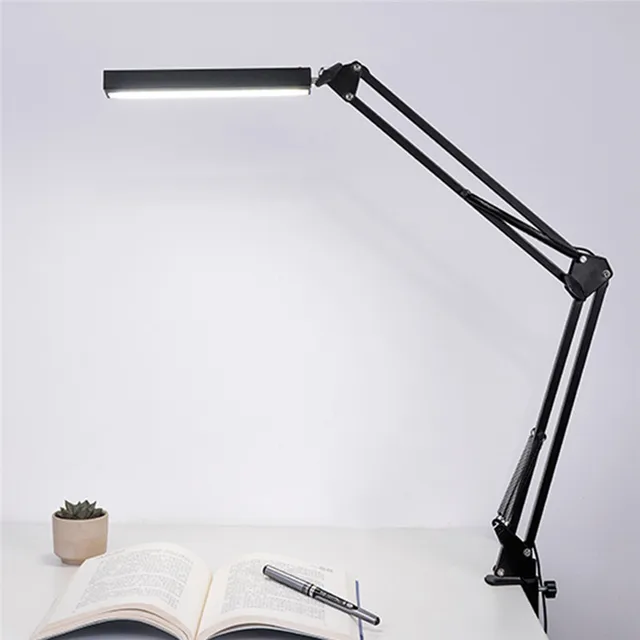 Huanjunshi Led Desk Lamp Long Arm Clip On Light Office Touch Huanjunshi Led Desk Lamp Long Arm Clip On Light Office Touch Flexible Table