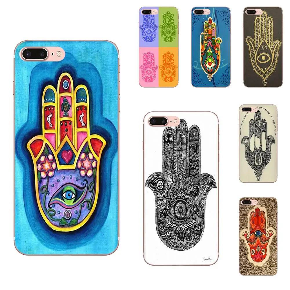 

Soft Mobile Henna Hamsa Hand Of Fatima Mary Ohm For Apple iPhone X XS Max XR 4 4S 5 5C 5S SE 6 6S 7 8 Plus