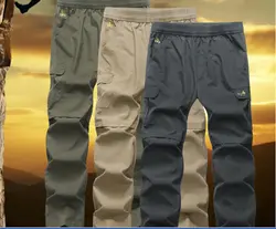 2018 Топ Мода Мульти-карман твердые Для мужчин s штаны-карго Высокое качество, Большие размеры Для мужчин брюки Размеры 6XL уличная Для мужчин