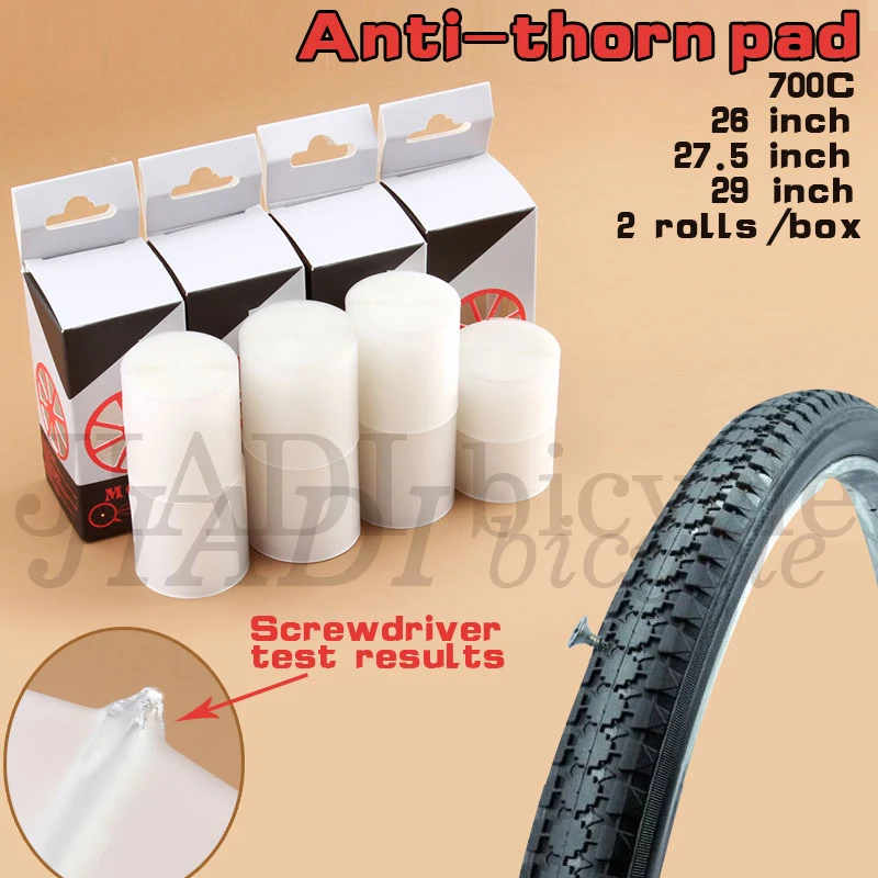 

Mountain Road Bike MTB Fixed Gear Foldding bicycle Tires Liner Puncture Proof 26 / 27.5 / 29 / 700C MTB Tyre Protection Pad