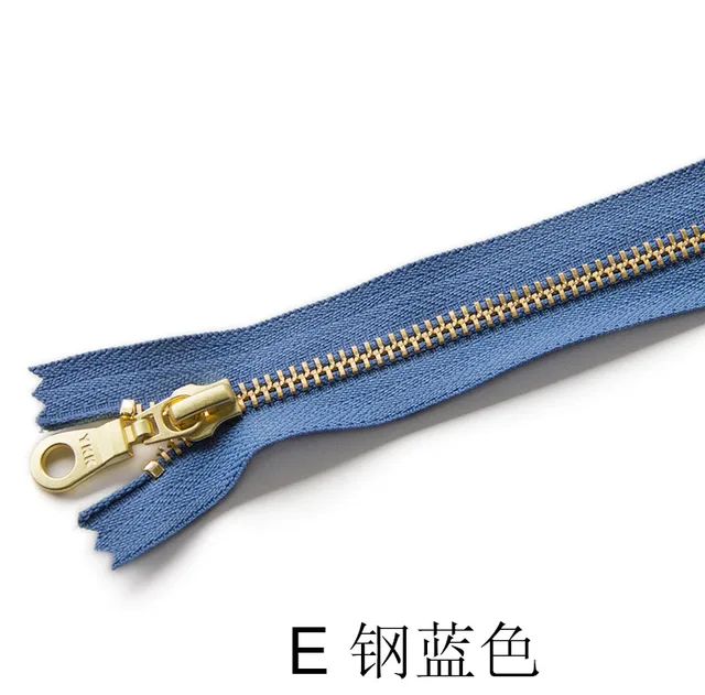 1pcs Ykk 5 Gold Tooth Metal Zipper Close End Auto Lock Diy Bag Purse Boots Zipppers Accessories Zippers Aliexpress