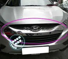 Chromed ABS Plastic Grill Grille Trim Cover For 2010 Up Hyundai ix35