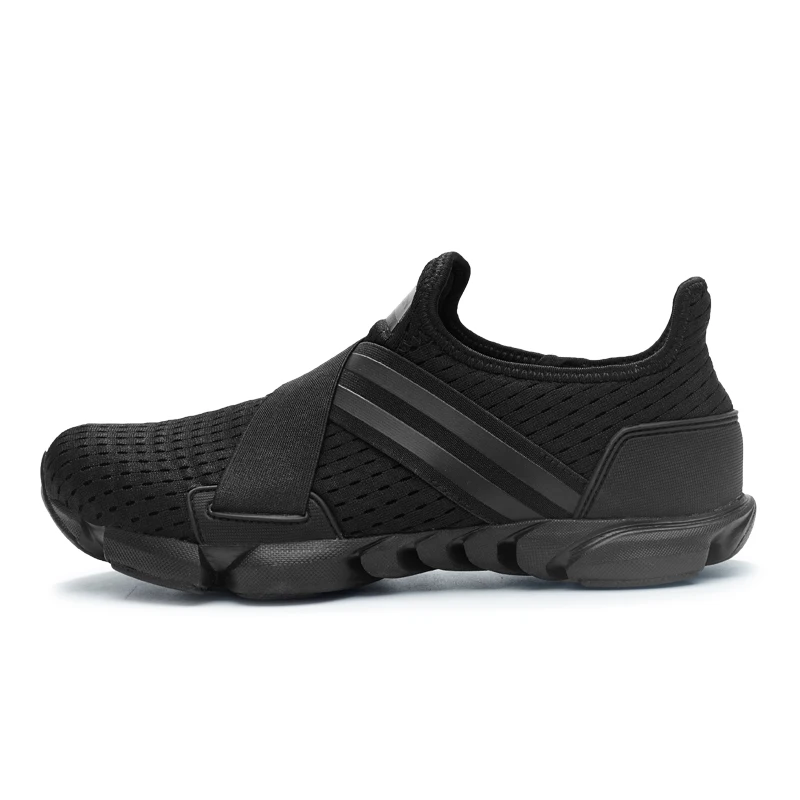 Breathable Male Shoes Adult Summer Casual Men Sneakers Mesh Sweat-Absorbant Fashion Brand Black Light Man Loafers Big Size 39-46