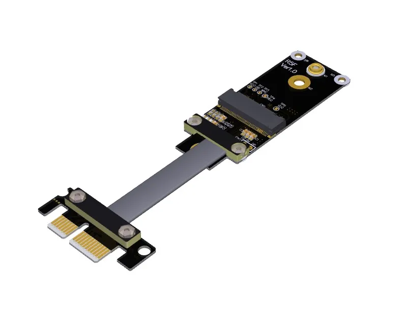 Удлинитель WiFi Для PCIe x1 M.2 A.E. key адаптер Riser Gen3.0 беспроводная сетевая карта