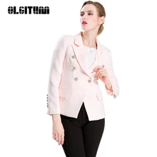 Olgitum Демисезонный модные женские туфли ветровка одноцветное Пальто для будущих мам розовый Курточка бомбер карман на молнии с капюшоном верхняя одежда с принтом Для женщин BL013