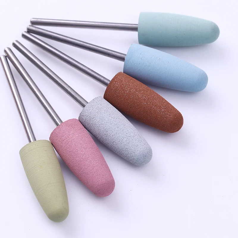 

1Pc Rubber Nail Drill Bit Machine Polisher Rubber Milling Cutter Cuticle Clean Electric Manicure Pedicure Nail Polishing Tools