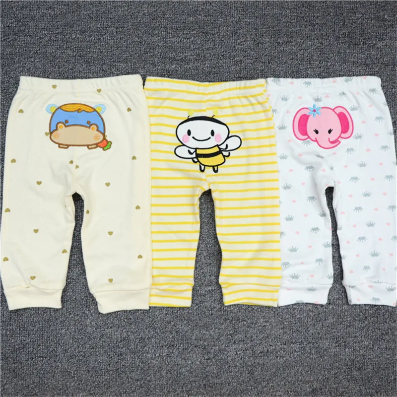 Детские брюки хлопковые Осенние леггинсы для мальчиков и девочек, детские штаны средней длины