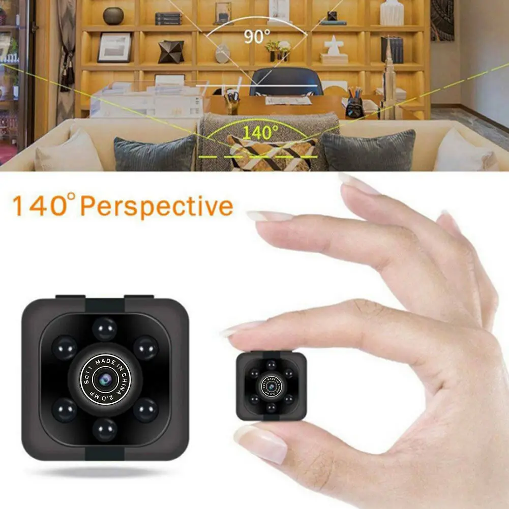  COP CAM Security Camera Video Motion Detection 32GB Card SQ11 Mini Cam Black