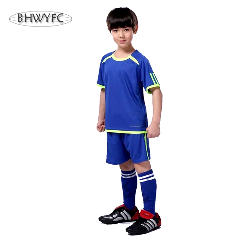 BHWYFC Custom Names and Numbers Football Jerseys 2017 Kids Men Adult Soccer Jerseys Sets Soccer Tracksuit Survetement Football