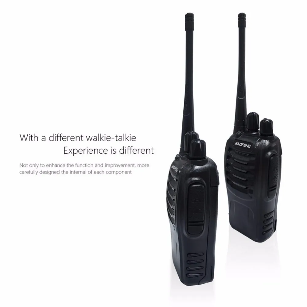 Из 2 предметов VHF/UHF Baofeng BF-888S портативный Радио FM трансивер Перезаряжаемые Walkie Talkie в двух чувства 5 Вт + гарнитура 2-способ Радио