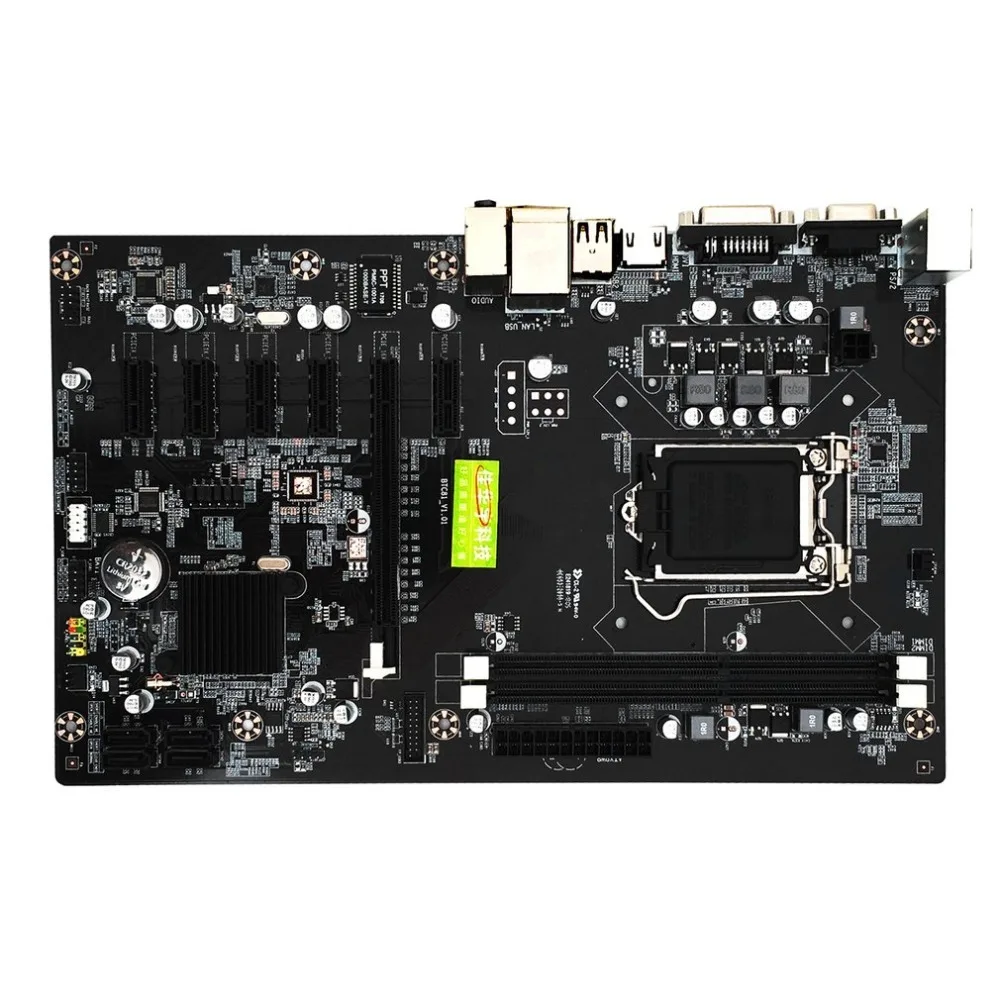 

New H81 PRO BTC Motherboard 6-GPU Mining Rig LGA1150 CPU DDR3 Memory Type High Speed USB3.0 Ports Computer PC Mainboard