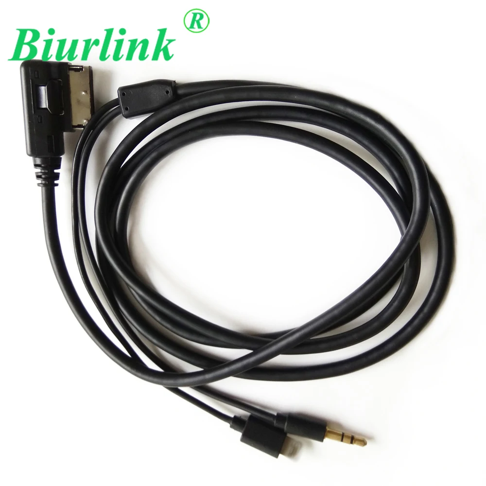 

Biurlink 3.5mm Audio Cable with Mini Jack for iPhone 5 5C 5S 6 6 Plus for Volkswagen Audi Media Interface