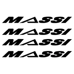 На заказ виниловые нарезные наклейки Наклейка для велосипеда MASSI Арт Декор, 4 X стикер VINILO пакет MASSI Bicicleta велосипед винил