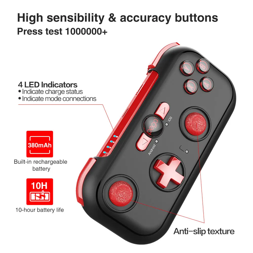 IPega PG-9085 мини беспроводной Bluetooth геймпад игровой контроллер для Android/iOS/nintendo/Switch/Win джойстик для горячей игровой консоли