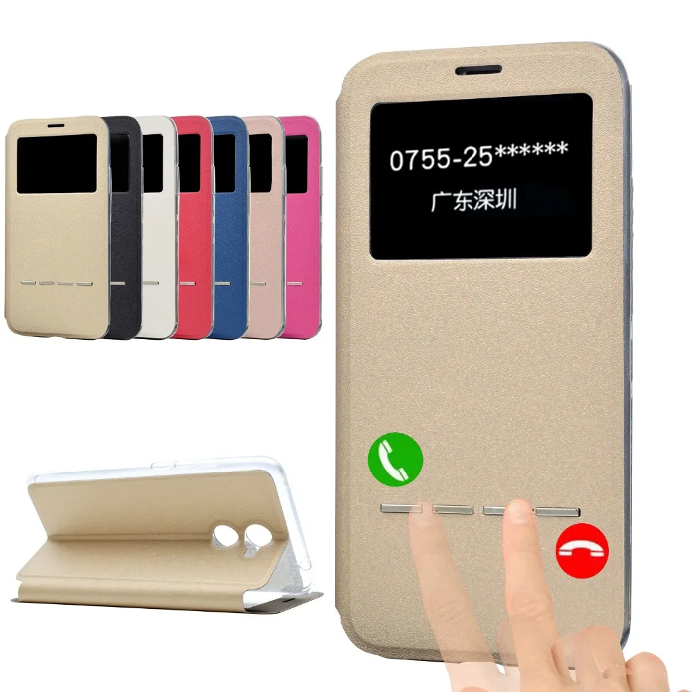 

Smart Window View Leather Flip Case For Huawei Mate 10 Pro 10 Lite case P10 Lite P10 Plus Cover Enjoy7plus Y5 Y6 P9 Lite /P8Lite