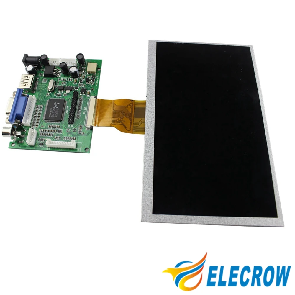 Elecrow Raspberry Pi 3 Pantalla de 7 Pulgadas LCD Módulo de 800x480 puntos de Interfaz HDMI 7 