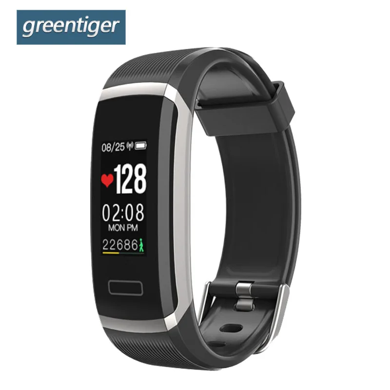 

Greentiger GT101 Smart Bracelet Waterproof Heart Rate Monitor Fitness Tracker Smart Wristband Bluetooth Sports Smart Band