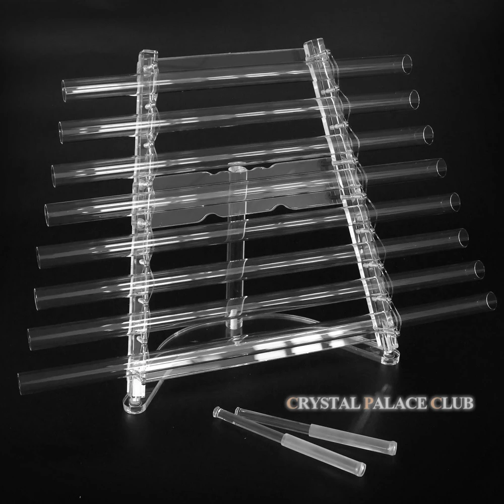 

crystal harp with free Aluminum alloy box and crystal mallets