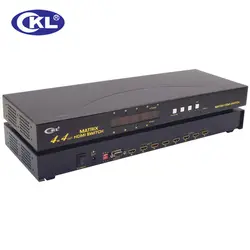 5 шт./лот CKL-4H4 4 в 4 из HDMI Матричный Переключатель Splitter Стойку поддержка 1.4 В 3D 1080 P для PS3 PS4 для Xbox 360 ПК DV DVD HDTV