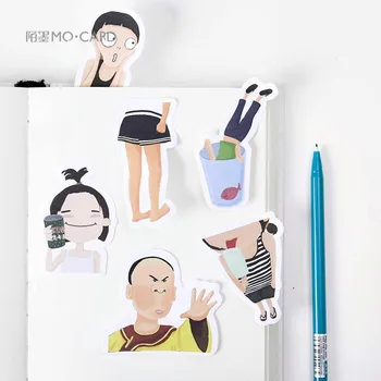 

30Sheets/Pack Funny Sticky Notes Bookmark Stickers Label Cartoon Diary Paper Stickers Memo Pads Cute Stationery