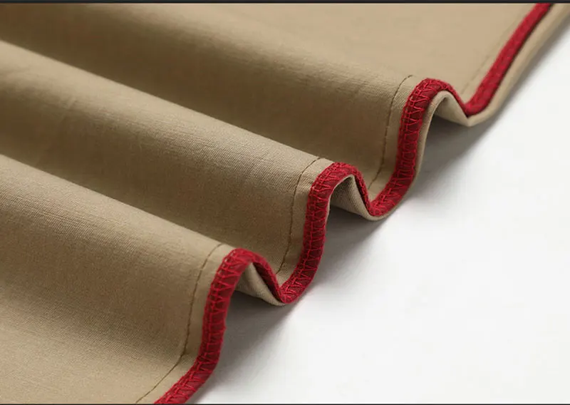 2019 Autumn JEEP Brand Casual Linen Pants Men's Casual Mid Elastic Waist Cotton Pants Fashion Trousers Full Length Straight (36)