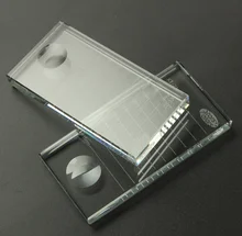 Eyelash Glue Holder Individual Eyelash Extension Adhesive Glue Pallet Makeup Tool For Transparent Arrival Rectangular Crystal