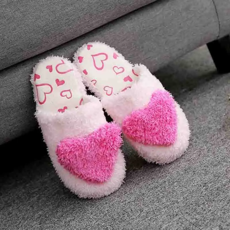 Günstige Neue Baumwolle Hausschuhe Weibliche Herbst und Winter Warm Dicken sohlen Hause Tuch Kunst Weibliche Hausschuhe Mond Schuhe Liebe Baumwolle hausschuhe