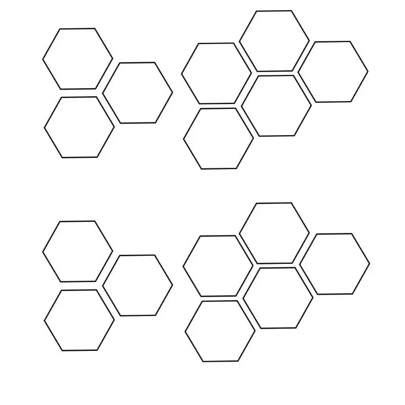 

Quantum Night Light Touch Sensor Hexagon Creative Home Decoration Wall Lamp