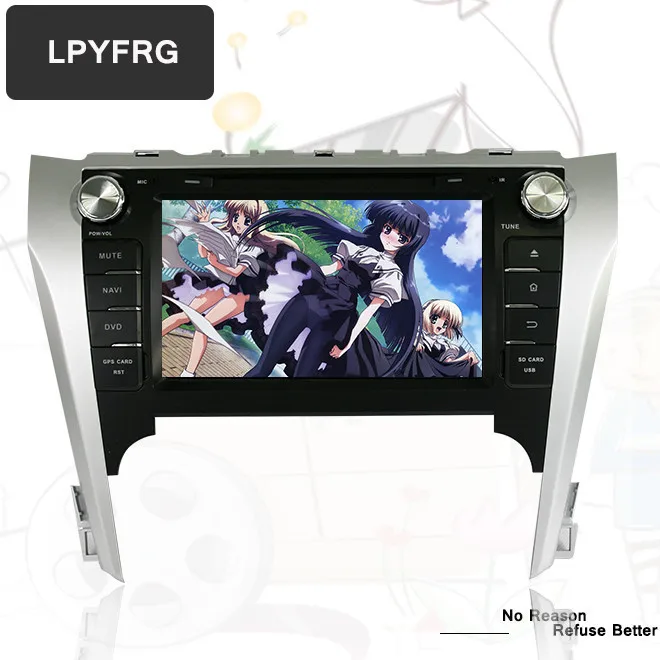Автомобильный DVD плеер с GPS навигацией android 10 0 2 Din 4 Гб ОЗУ 8 &quotстерео Cho для Toyota Camry